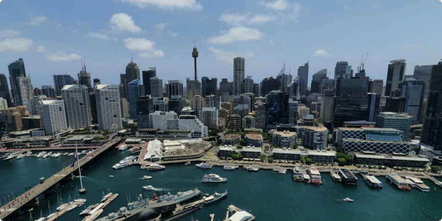 Darling Harbour: Moderni ihme Sydneyn Harborfrontin sydämessä